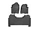 Weathertech DigitalFit Front and Rear Floor Liners; Black (19-24 RAM 1500 Crew Cab w/ Rear Underseat Storage)