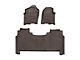 Weathertech Front and Rear Floor Liner HP; Cocoa (19-24 RAM 1500 Crew Cab w/ Rear Underseat Storage)