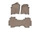 Weathertech Front and Rear Floor Liner HP; Tan (19-24 RAM 1500 Quad Cab)