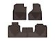 Weathertech All-Weather Front and Rear Rubber Floor Mats; Cocoa (12-18 RAM 2500 Mega Cab)