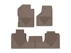 Weathertech All-Weather Front and Rear Rubber Floor Mats; Tan (06-11 RAM 2500 Mega Cab)