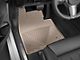 Weathertech All-Weather Front Rubber Floor Mats; Tan (19-24 RAM 2500 Crew Cab, Mega Cab w/o PTO Kit)