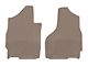 Weathertech All-Weather Front Rubber Floor Mats; Tan (19-24 RAM 2500 Regular Cab w/o PTO Kit)