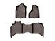 Weathertech DigitalFit Front and Rear Floor Liners; Cocoa (19-24 RAM 2500 Crew Cab w/ Front Bucket Seats)