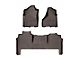 Weathertech DigitalFit Front and Rear Floor Liners; Cocoa (19-24 RAM 2500 Mega Cab w/ Front Bucket Seats)