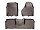 Weathertech DigitalFit Front and Rear Floor Liners; Cocoa (12-18 RAM 2500 Mega Cab w/ Armrest Console)