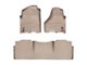 Weathertech DigitalFit Front and Rear Floor Liners; Tan (10-12 RAM 2500 Mega Cab w/ Full Length Center Console)