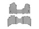 Weathertech DigitalFit Front Over the Hump and Rear Floor Liners; Gray (19-24 RAM 2500 Crew Cab w/ Front Bench Seat & w/o PTO Kit & Manual Floor 4x4 Shifter)