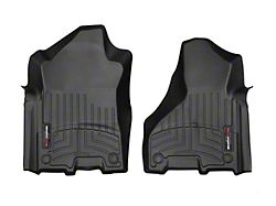 Weathertech DigitalFit Front Floor Liners; Black (19-24 RAM 2500 Crew Cab, Mega Cab)