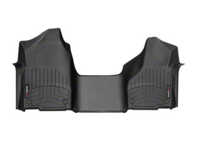 Weathertech DigitalFit Front Over the Hump Floor Liners; Black (19-24 RAM 2500 Regular Cab)