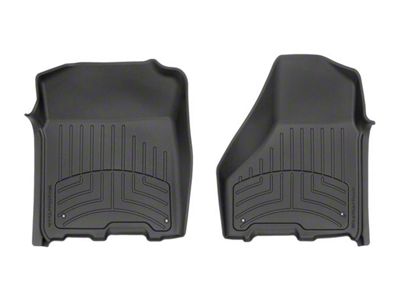 Weathertech Front Floor Liner HP; Black (12-18 RAM 2500 Crew Cab, Mega Cab)