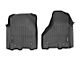 Weathertech DigitalFit Front Floor Liners for Vinyl Floors; Black (12-18 RAM 2500 Crew Cab)