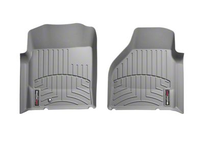 Weathertech DigitalFit Front Floor Liners; Gray (03-09 2WD RAM 2500 w/ Automatic Transmission)