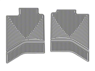 Weathertech All-Weather Rear Rubber Floor Mats; Gray (03-24 RAM 2500 Quad Cab, Crew Cab)