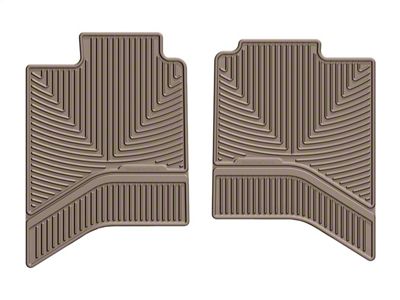 Weathertech All-Weather Rear Rubber Floor Mats; Tan (03-24 RAM 2500 Quad Cab, Crew Cab)