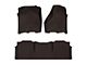 Weathertech Front and Rear Floor Liner HP; Cocoa (12-18 RAM 2500 Mega Cab w/ Armrest Console)