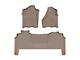 Weathertech Front and Rear Floor Liner HP; Tan (19-24 RAM 2500 Mega Cab w/ Front Bucket Seats & w/o Power Take Off)