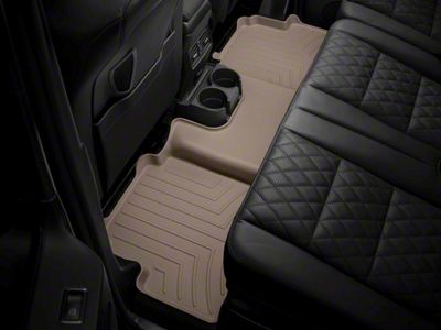 Weathertech Rear Floor Liner HP; Tan (19-24 RAM 2500 Mega Cab w/ Front Bucket Seats)