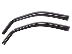 Weathertech Side Window Deflectors; Front; Dark Smoke (94-02 RAM 2500)