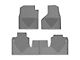 Weathertech All-Weather Front and Rear Rubber Floor Mats; Gray (12-18 RAM 3500 Mega Cab)