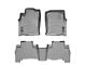 Weathertech DigitalFit Front and Rear Floor Liners; Gray (19-24 RAM 3500 Mega Cab w/ Front Bucket Seats)