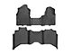 Weathertech DigitalFit Front Over the Hump and Rear Floor Liners; Black (19-24 RAM 3500 Crew Cab w/ Front Bench Seat & w/o PTO Kit & Manual Floor 4x4 Shifter)