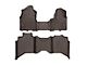 Weathertech DigitalFit Front Over the Hump and Rear Floor Liners; Cocoa (19-24 RAM 3500 Crew Cab w/ Front Bench Seat & w/o PTO Kit & Manual Floor 4x4 Shifter)