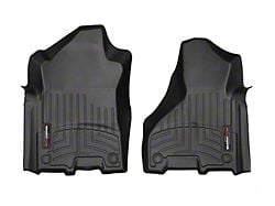 Weathertech DigitalFit Front Floor Liners; Black (19-24 RAM 3500 Crew Cab, Mega Cab)