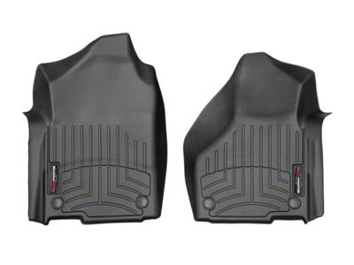 Weathertech DigitalFit Front Floor Liners; Black (19-24 RAM 3500 Regular Cab)