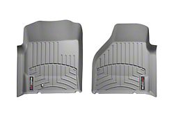 Weathertech DigitalFit Front Floor Liners; Gray (03-09 4WD RAM 3500 w/ Automatic Transmission)