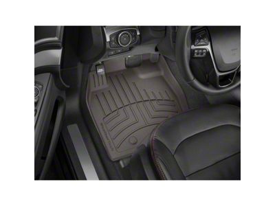 Weathertech Front Floor Liner HP; Cocoa (19-24 RAM 3500 Crew Cab, Mega Cab w/o PTO Kit)