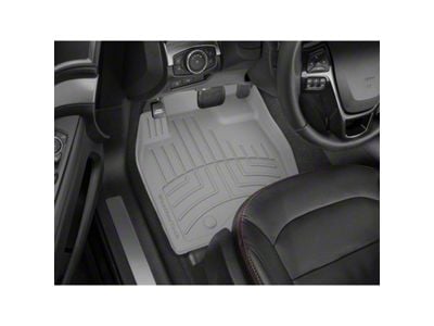 Weathertech Front Floor Liner HP; Gray (19-24 RAM 3500 Crew Cab, Mega Cab w/o PTO Kit)