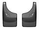 Weathertech No-Drill Mud Flaps; Rear; Black (10-18 RAM 3500)