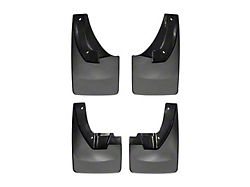 Weathertech No-Drill Mud Flaps; Front and Rear; Black (09-18 RAM 3500)