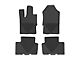 Weathertech All-Weather Front and Rear Rubber Floor Mats; Black (19-23 Ranger SuperCab)