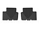 Weathertech All-Weather Rear Rubber Floor Mats; Black (19-23 Ranger SuperCab)