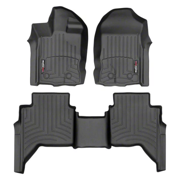 Weathertech Ranger DigitalFit Front and Rear Floor Liners for Vinyl ...