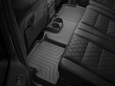 Weathertech DigitalFit Rear Floor Liner; Black (19-23 Ranger SuperCab)