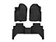 Weathertech Front and Rear Floor Liner HP; Black (20-23 Ranger SuperCrew)