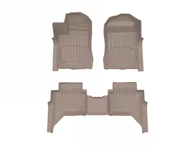 Weathertech Rear Floor Liner HP; Tan (24-25 Ranger)