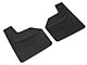 Weathertech No-Drill Mud Flaps; Rear; Black (17-20 F-150 Raptor)