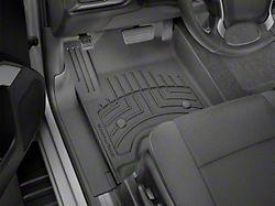 Weathertech Front Floor Liner HP; Black (14-18 Sierra 1500 w/o Floor Shifter)