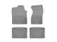 Weathertech All-Weather Front and Rear Rubber Floor Mats; Gray (99-06 Sierra 1500 Extended Cab, Crew Cab)