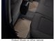 Weathertech All-Weather Rear Rubber Floor Mats; Tan (19-24 Sierra 1500 Double Cab, Crew Cab)