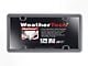 Weathertech ClearCover License Plate Frame; Bluga Grey (Universal; Some Adaptation May Be Required)