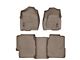 Weathertech DigitalFit Front and Rear Floor Liners; Tan (99-06 Sierra 1500 Extended Cab)