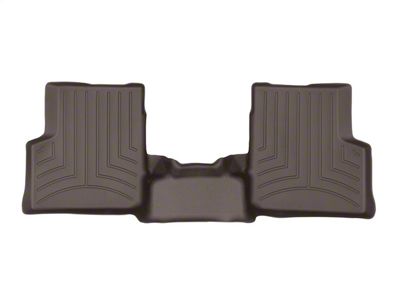Weathertech DigitalFit Rear Floor Liner; Cocoa (19-24 Sierra 1500 Double Cab w/ Front Bench Seat & w/o Rear Underseat Storage)