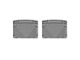 Weathertech All-Weather Rear Rubber Floor Mats; Gray (99-06 Sierra 1500 Extended Cab, Crew Cab)