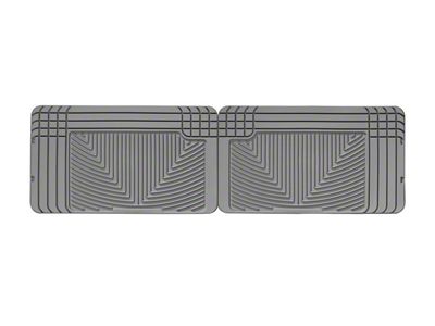 Weathertech All-Weather Rear Rubber Floor Mats; Gray (99-06 Sierra 1500 Extended Cab, Crew Cab)