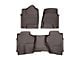 Weathertech Front and Rear Floor Liner HP; Cocoa (14-18 Sierra 1500 Crew Cab)